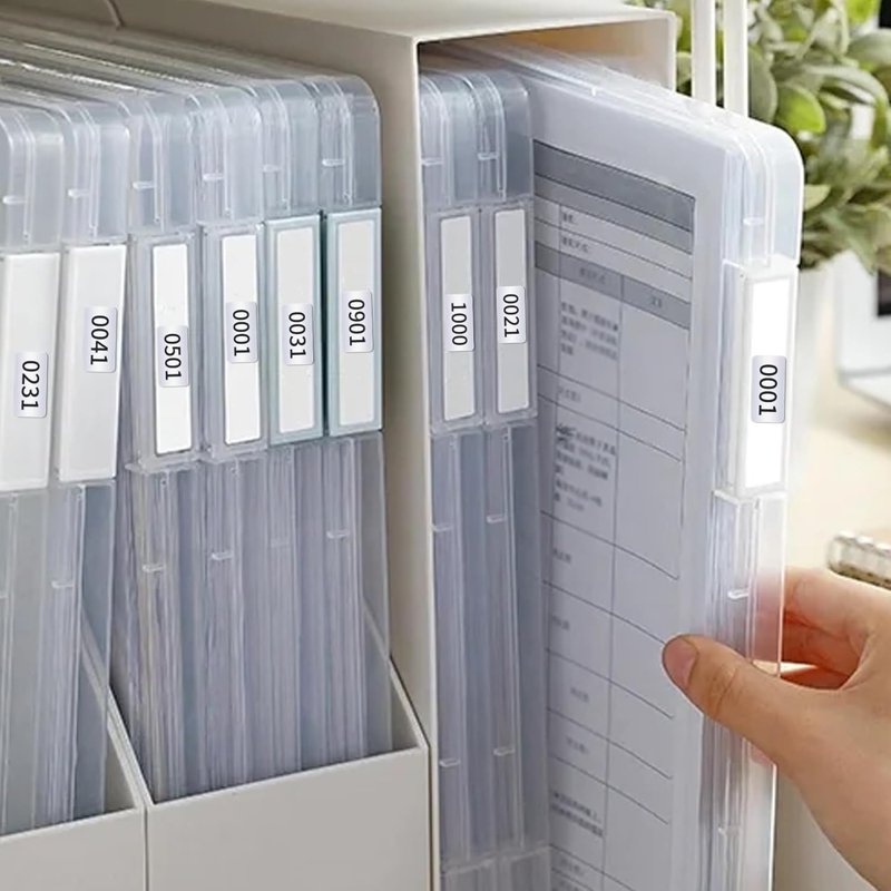 Waterproof Self-Adhesive Inventory Labels - Black Printing on Silver Sticker, 0.79 x 0.38 Inch, Bulk Pack of 1001-2000