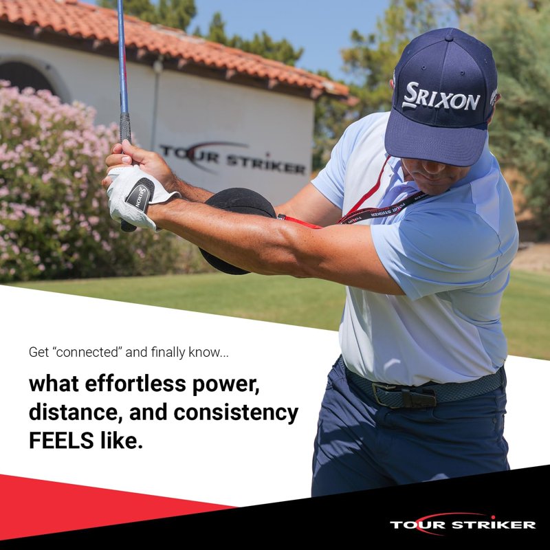 Golf Training Aid Tour Striker Smart Ball – Portable Arm-Body Sequencing Trainer