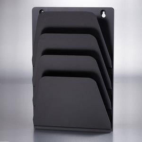 Wall File Holder with 7 Compartments - Office Desk Organizer