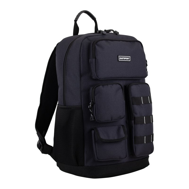 Unisex Cargo Backpack with Multiple Pockets & Laptop Sleeve - Water-Resistant