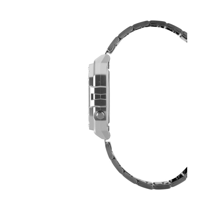 Digital Wristwatch for Men with Stopwatch LED Backlight and 50M Water Resistance - Black