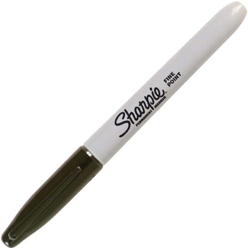 Permanent Fine Point Marker - Black, Quick-Drying & Water-Resistant