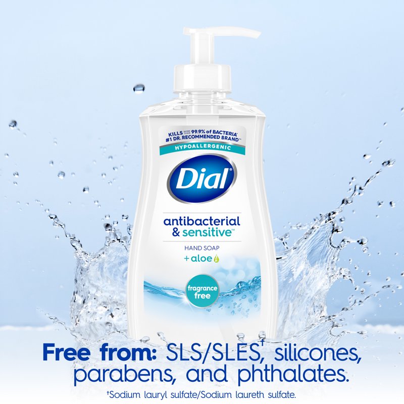 Dial Hypoallergenic Fragrance-Free Liquid Hand Soap - 11 fl oz