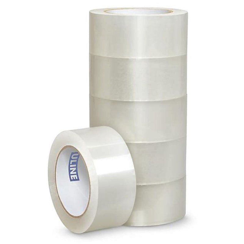 Clear Packing Tape 2" x 110 Yards - 6 Pack for Sealing Boxes and Packages