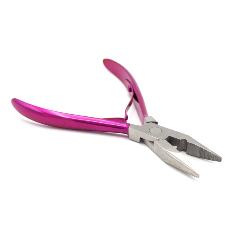 Professional Hair Extension & Beading Tool Kit with Pliers, Crochet Needle & Case