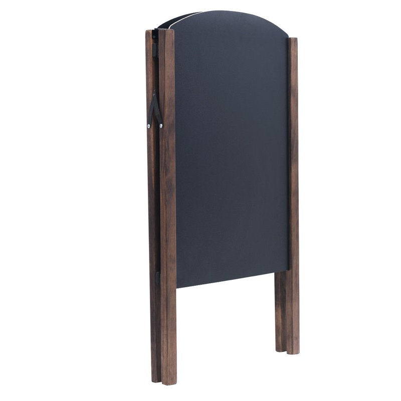 Wood A-Frame Chalkboard Sign Menu Board Sidewalk Wedding Signage