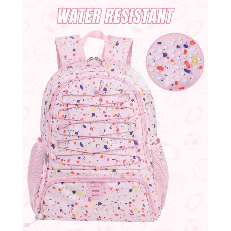 Multi-Sport Soccer Backpack 32L with Ball Holder Shoes Compartment Water-Resistant