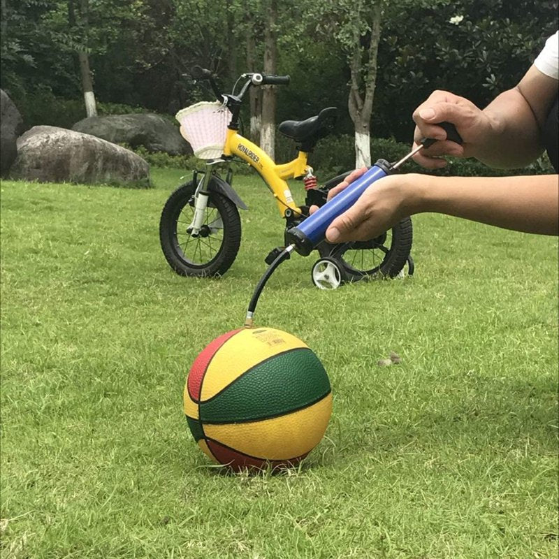 10-Inch Portable Ball Pump Inflator Kit for Soccer Basketball Volleyball Football