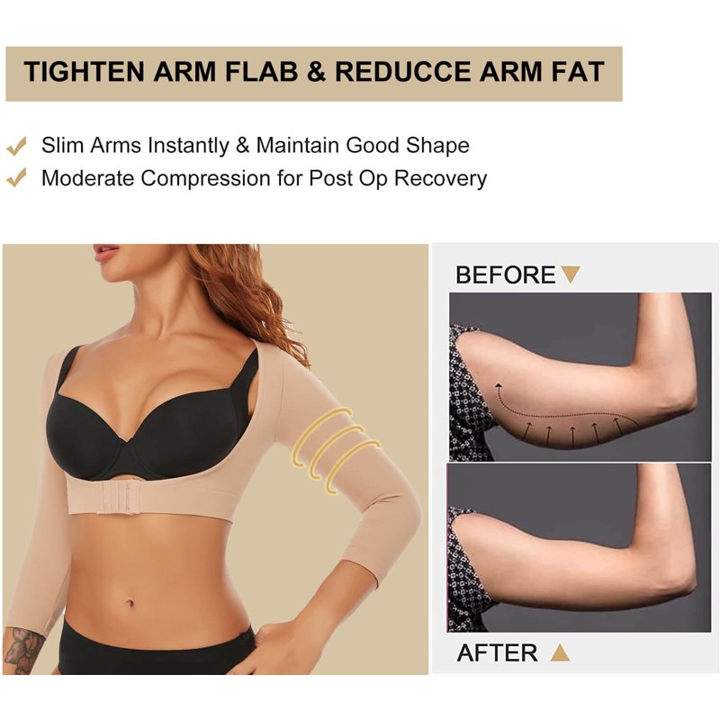 Women’s Arm Shaper Compression Sleeves Post Surgery Slimming Shapewear