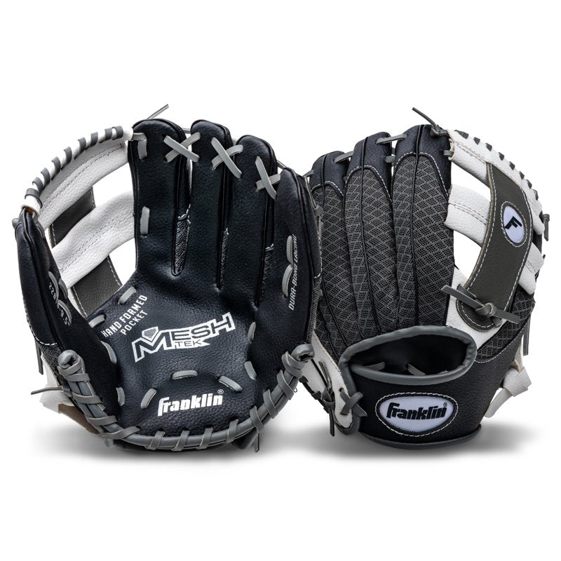 Kids Teeball Glove and Ball Set - Lightweight Mesh Construction, 9.5 Inch