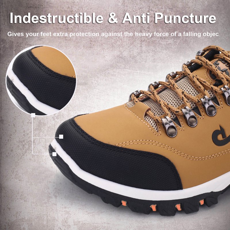 Men's Hiking Shoes Wide Toe Climb Running Shoes Non-Slip Arch Support