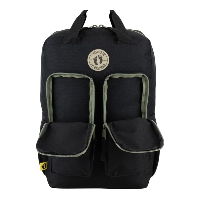 Convertible Laptop & Daypack Backpack - Water-Resistant, Multiple Compartments
