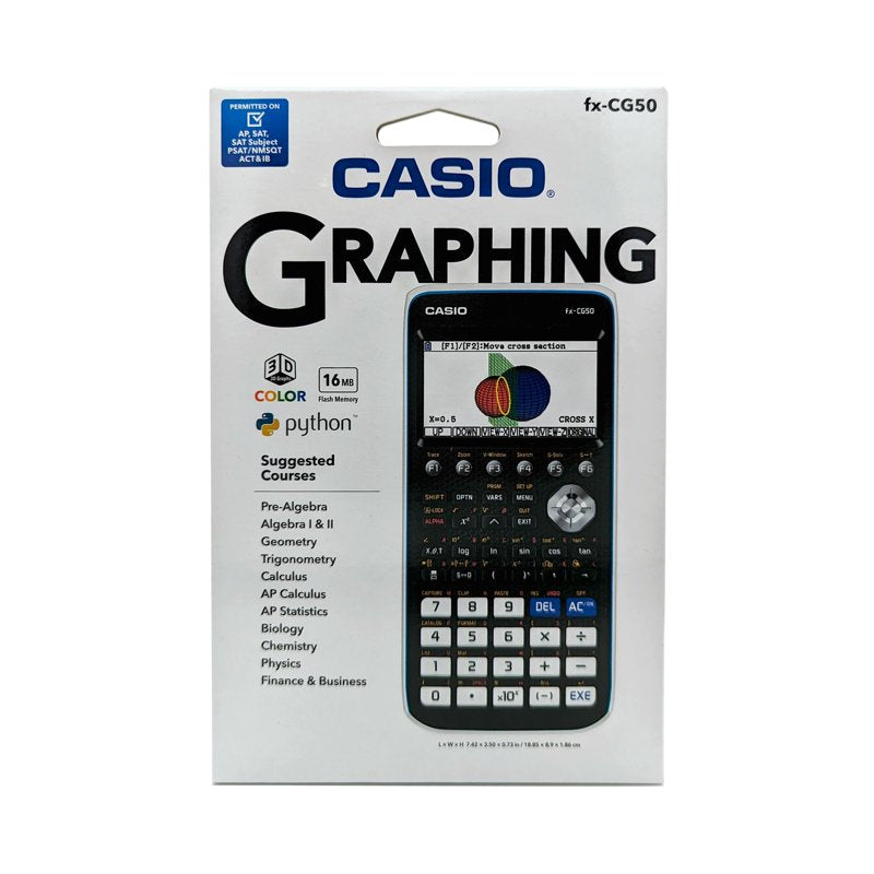 Color Graphing Calculator with High-Resolution LCD for Math & Science
