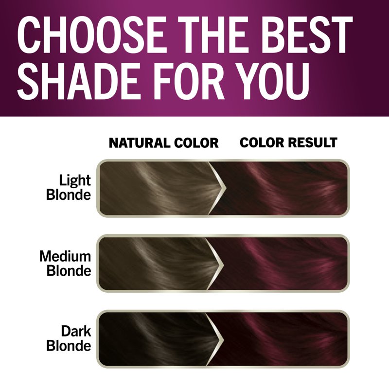 Permanent Hair Dye Kit with Keratin & Gray Coverage - Multiple Shades