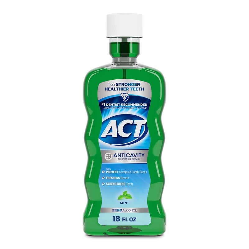 ACT Anticavity Fluoride Mouthwash - Mint, 18 fl oz, Multipack