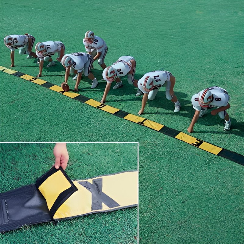 Adjustable Football Field Marker for Practice & Training - Heavy Duty Vinyl