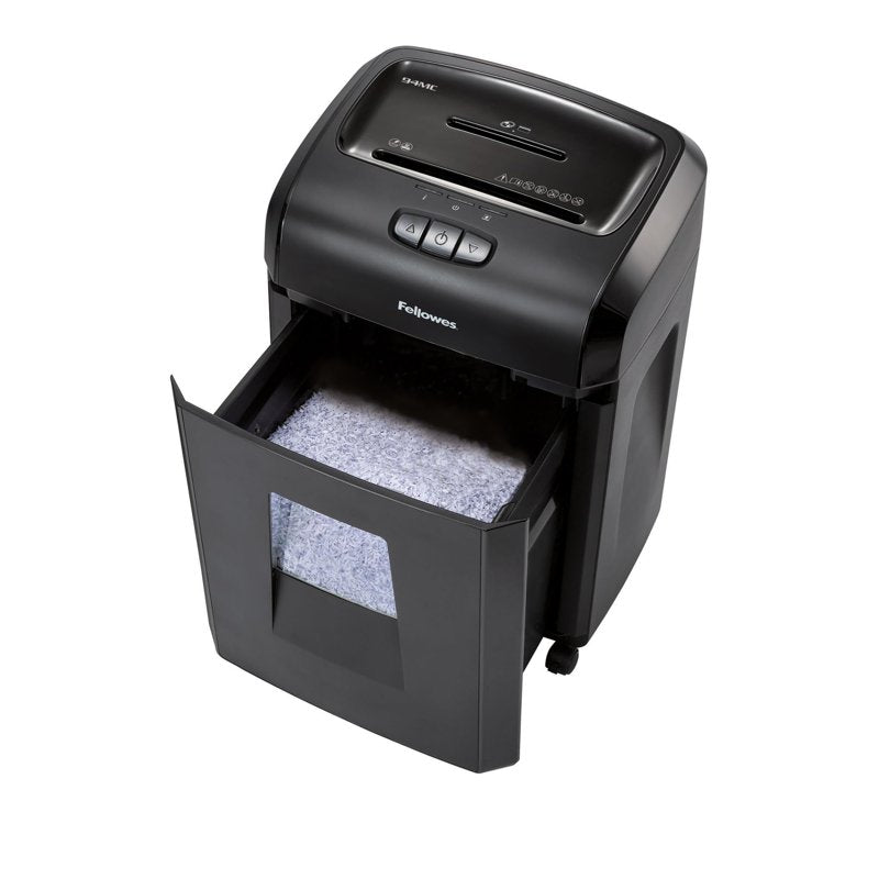 Micro-Cut Shredder for Office 20 Sheet Security Level P-4 with Waste Bin