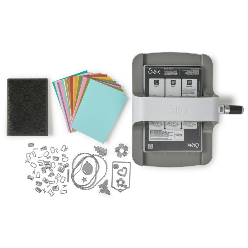 Die-Cutting and Embossing Machine with Starter Kit - Versatile Craft Tool