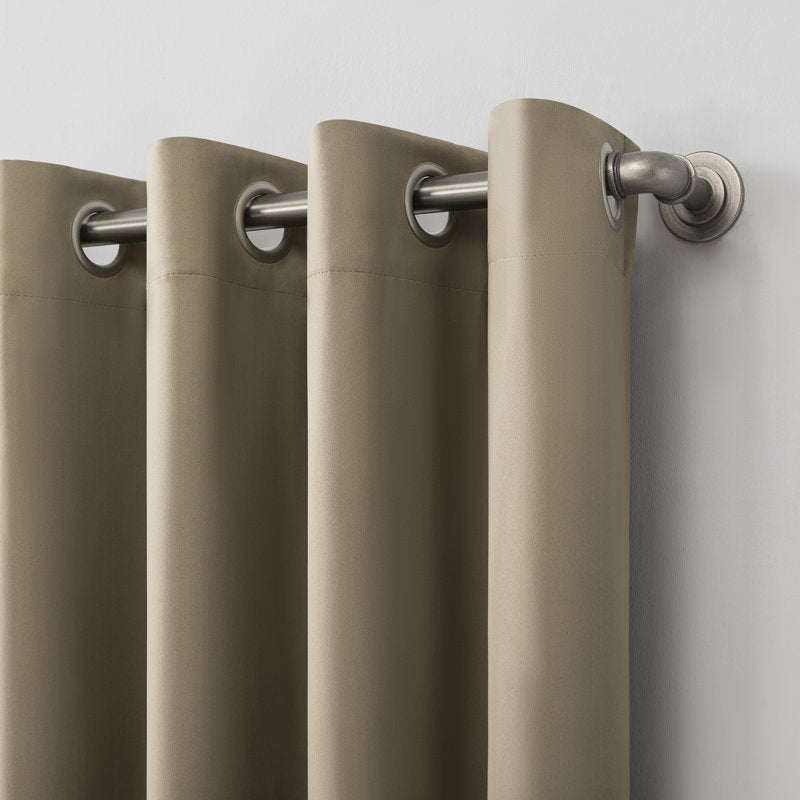 Blackout Grommet Curtain Panel Pair - Energy Saving Thermal Window Treatments