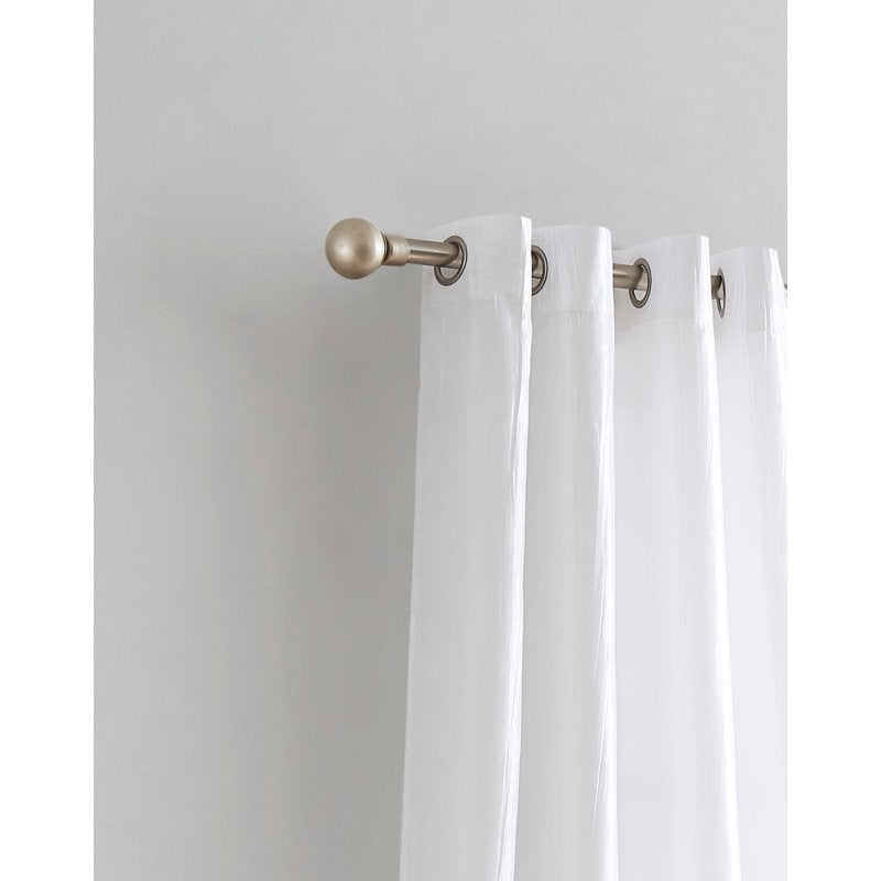 Light Filtering Curtain Panel with Grommets - Crushed Taffeta, 54x84 inches