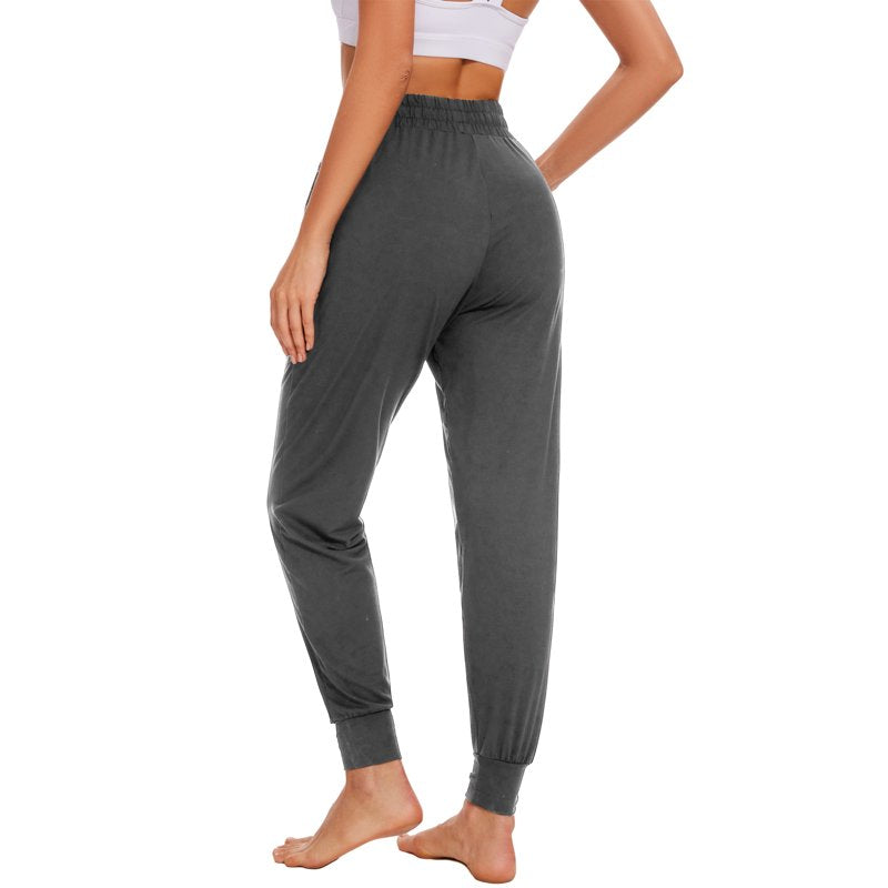 Women's Athletic Joggers with Pockets - High Waist Workout Pants for Running & Casual