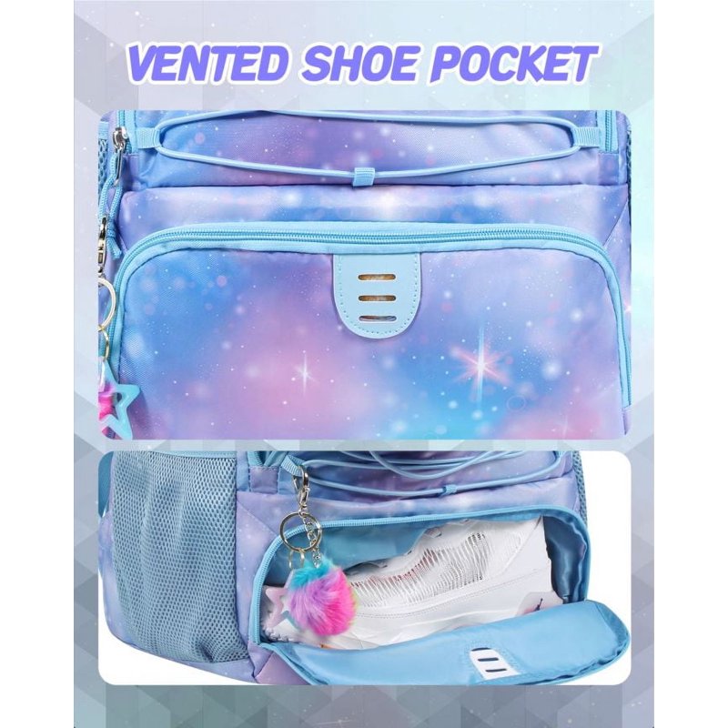 Multipurpose Sports Backpack for Balls and Shoes - Large Capacity, Water-Resistant, Breathable