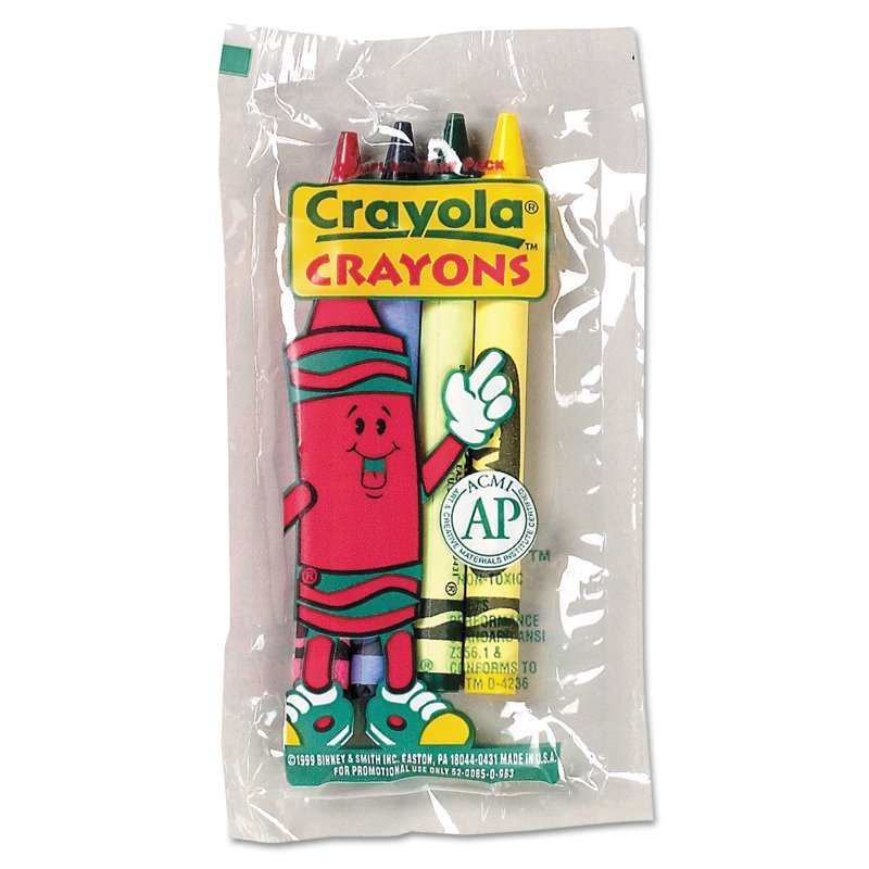 Crayola Classic Color Pack Crayons - 4 Bright Colors, 4-Count Set