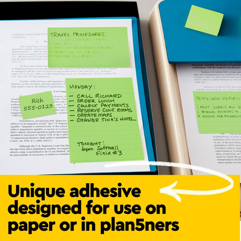 Post-it Floral Fantasy Sticky Notes Set 1 3/8 x 1 7/8 Inches 12 Pads
