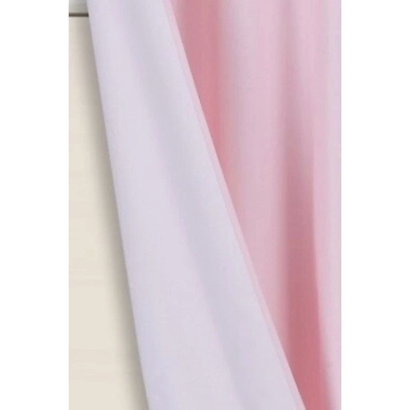 2-Piece Window Curtain Panel Set - Solid Matte Color with Rod Pocket, Light Blocking, 37x95 Inches