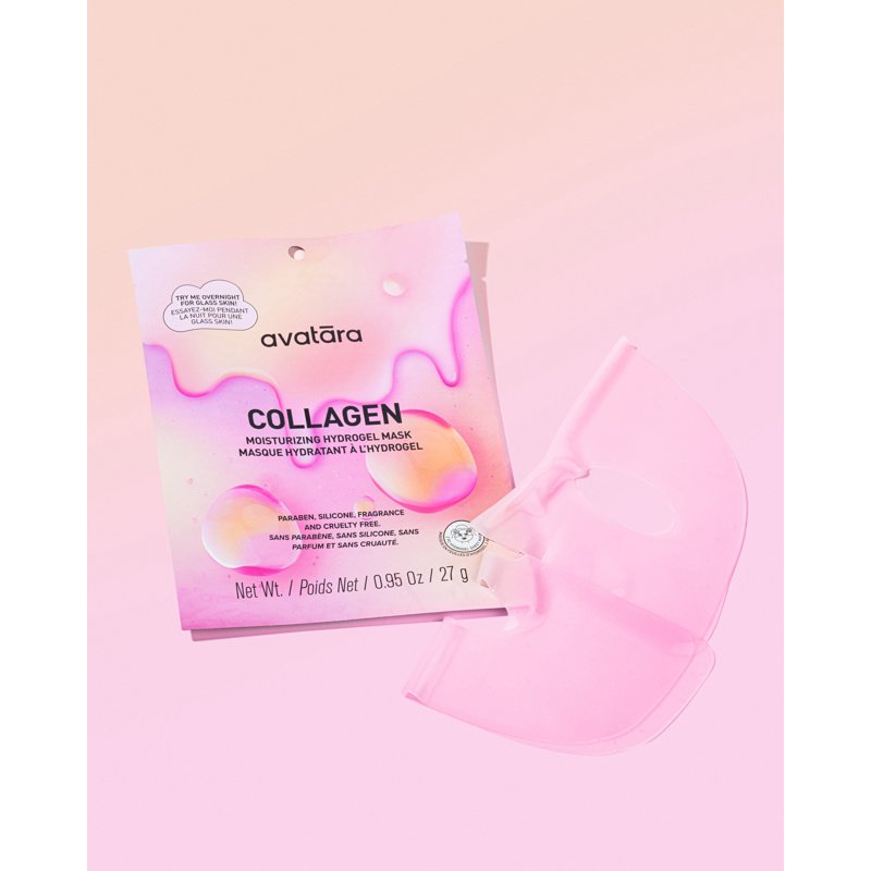 Vegan Collagen Hydrogel Face Mask for All Skin Types - Moisturizing & Nourishing
