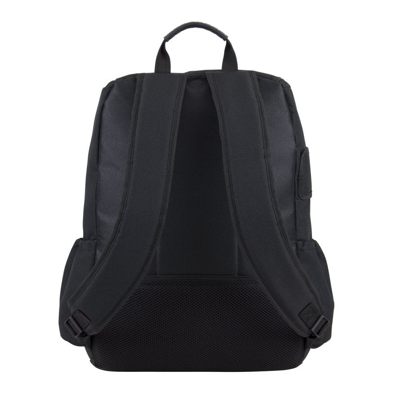 Unisex Geo Backpack with Water-Resistant Design & Multiple Storage Options
