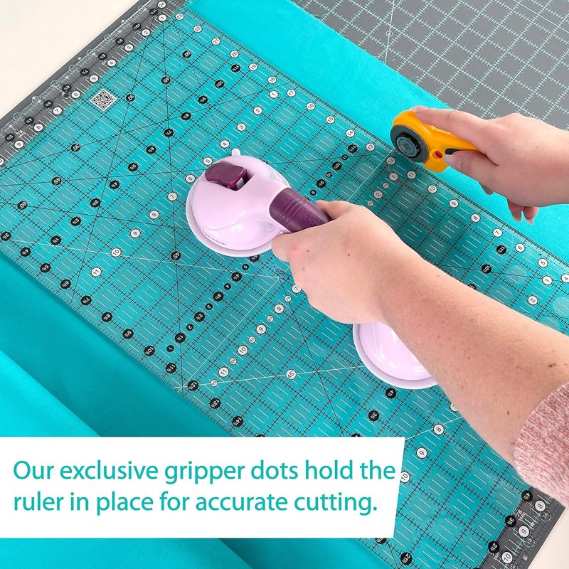 Quilting Ruler 12.5 x 24.5 Inch for Precise Patchwork and Sewing