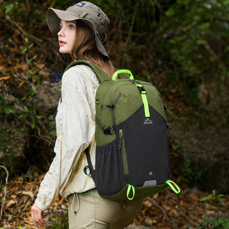 Lightweight Water-Resistant Hiking Backpack for Men & Women - Large Capacity Outdoor Travel Bag