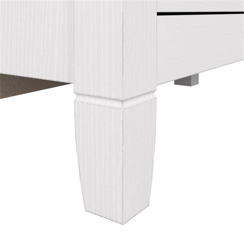 2 Drawer Wood File Cabinet - Lateral Storage for Home Office or Living Room
