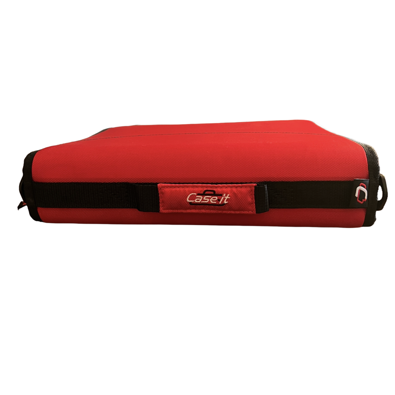 2-in-1 Zipper Binder with Handle & Shoulder Strap, Organizer for Documents & School Supplies