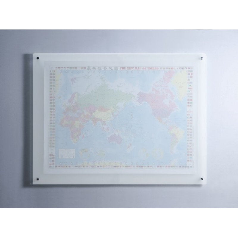Frosted Glass Dry-Erase Board Set - Modern Whiteboard for Office & Home