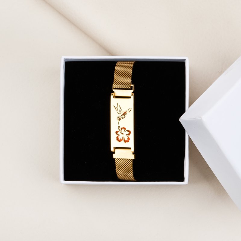 Aromatherapy Diffuser Bracelets - Adjustable Stainless Steel Jewelry with Reusable Felt Pads, Gift Box - Gold, Silver, Rose Gold