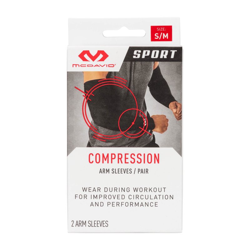 Unisex Compression Arm Sleeves Pair for Sports & Workout Support