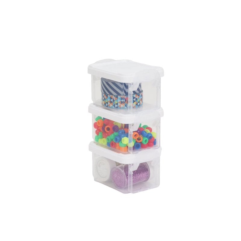 3-Tier Stackable Craft Storage Bags Set - Portable Organizer for Hobby and Office Supplies