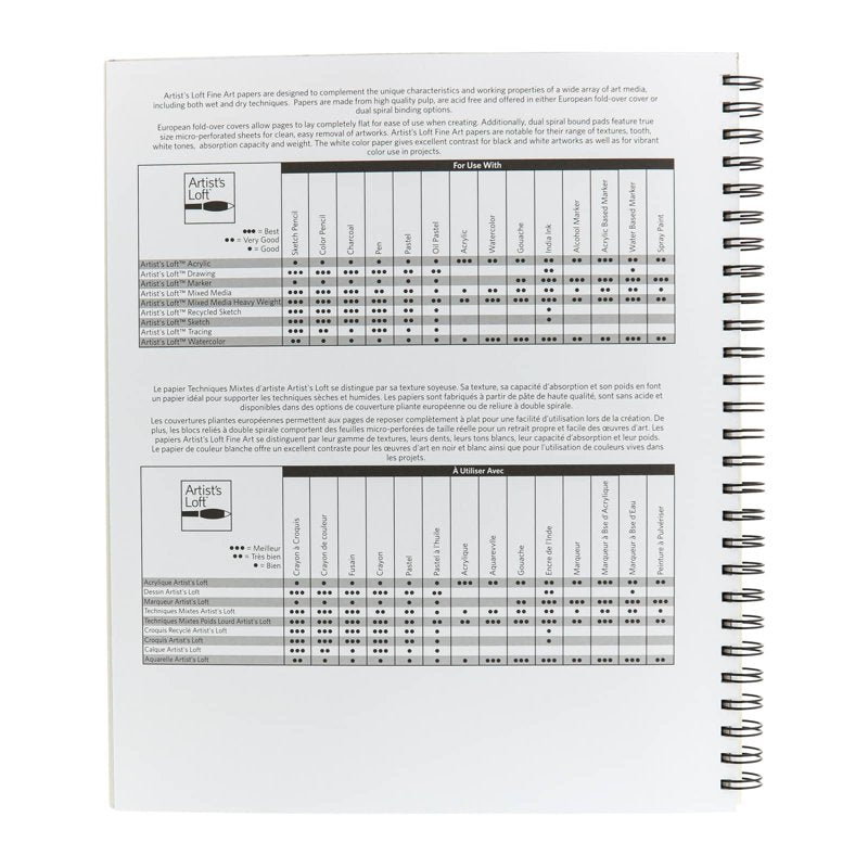 Recycled Sketch Paper Pad 11x14 Inches - Artist's Loft