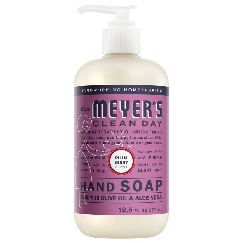 Liquid Hand Soap with Plum Berry Scent - 4 Pack, Moisturizing & Cruelty-Free