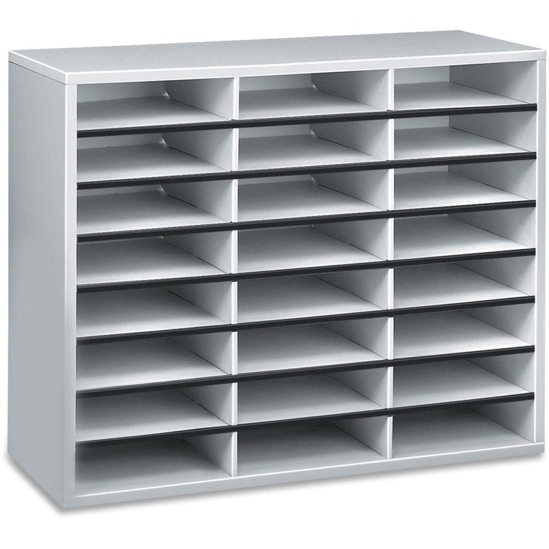 Literature Organizer with 24 Compartments - Office Desk Storage