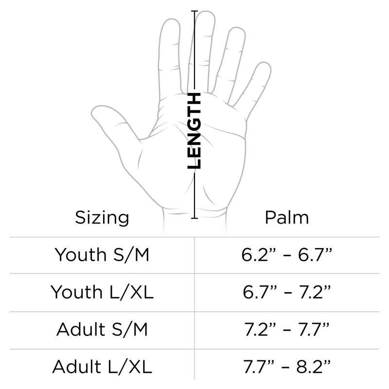 Football Receiver Gloves - High Grip, Lightweight, Adult & Youth Sizes