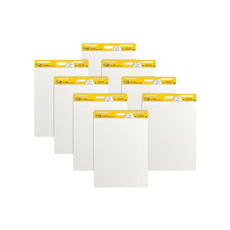 Post-it Super Sticky Easel Pads for Presentations and Brainstorming, 25x30 Inches, 8 Pads