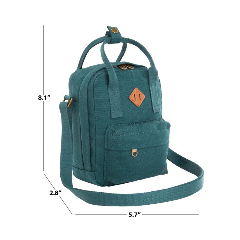 Unisex 3L Polyester Crossbody Bag with Dual Carry Handles - Multiple Colors