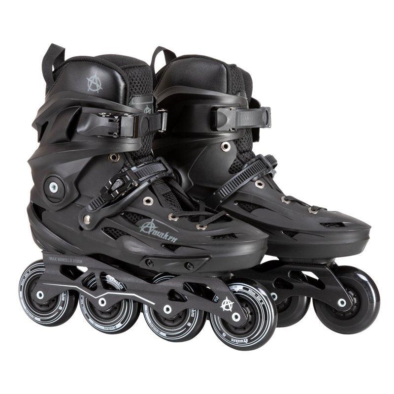 Inline Skates for All Levels - 80mm Wheels, Breathable Boot, No Brakes