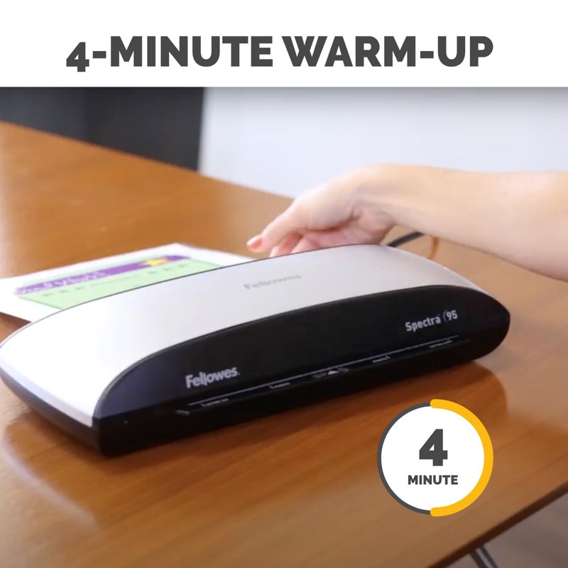 Laminator with Combo Kit - 9.5-Inch Entry Width, User-Friendly Document & Photo Laminator