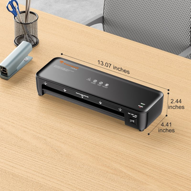 9-Inch Thermal Laminator Machine with 20 A4 Laminating Sheets for Home & Office Use