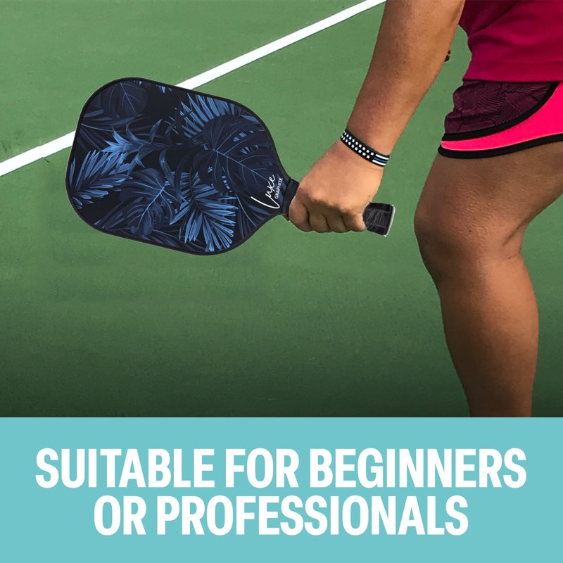 Palms-O-Aces Midnight Palms Lightweight Graphite Pickleball Paddle