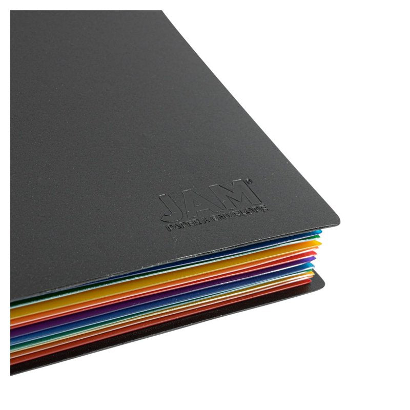 12-Pocket Accordion File Organizer - Plastic Expanding Folder for Documents